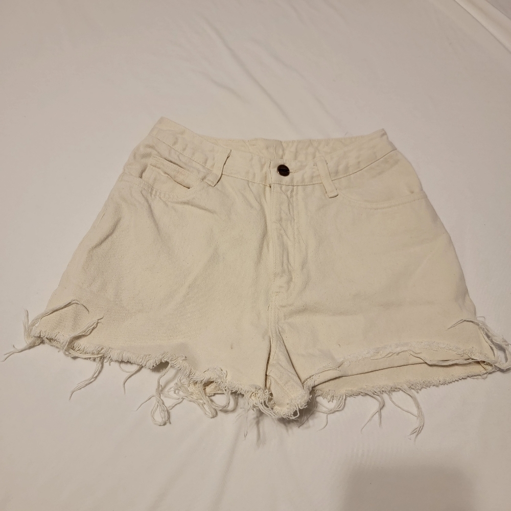 Lands End Denim Cutoffs Size 6 - Picture 2 of 3
